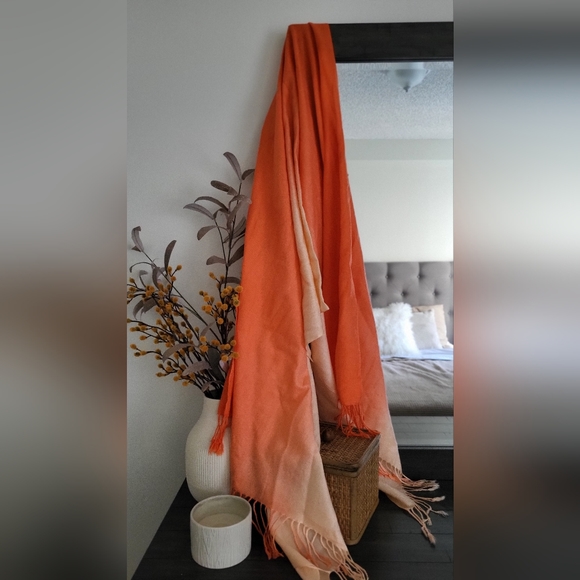 Accessories - Orange Hombre Scarf/Pashmina (large)